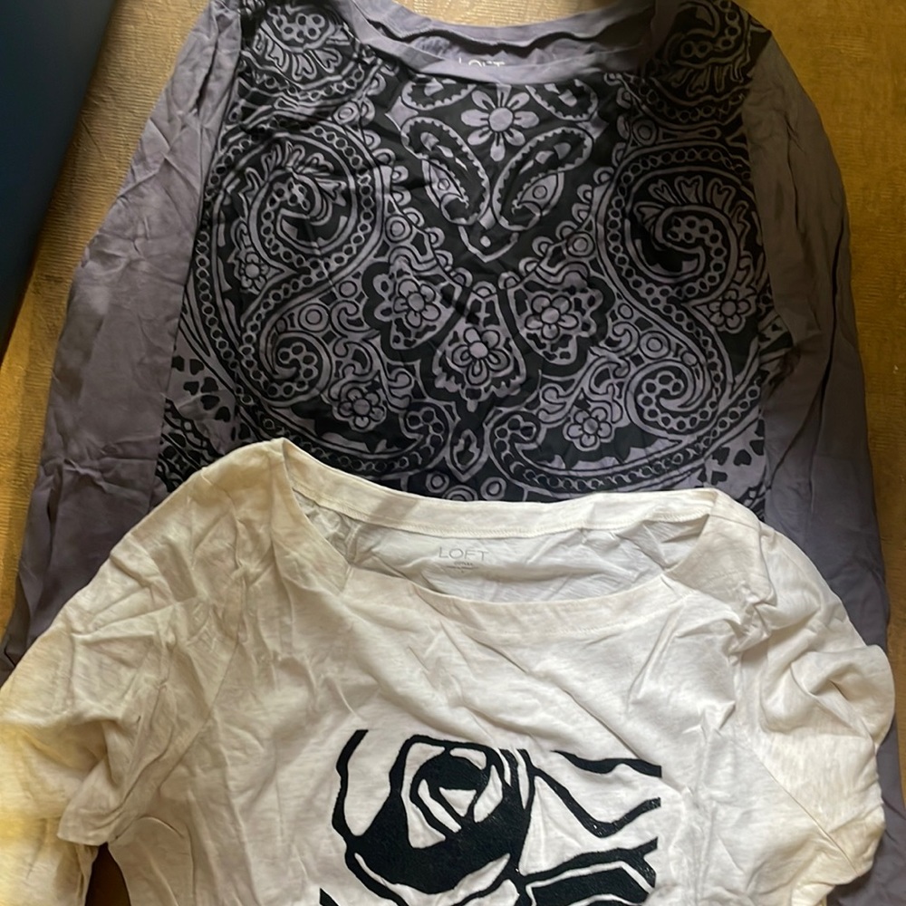 2 Loft size large tops